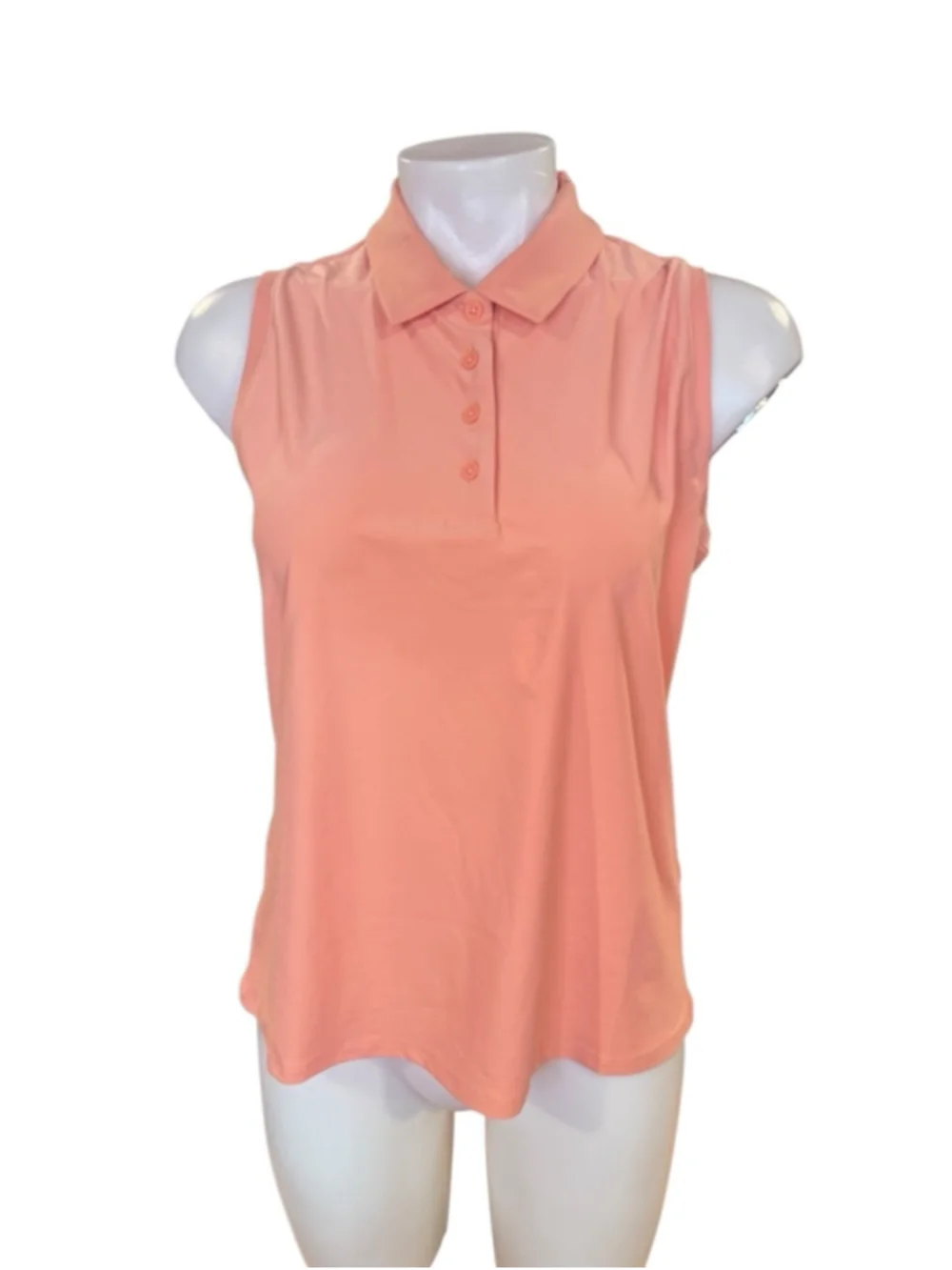 Women's Nike Peach Sleeveless Polo XL